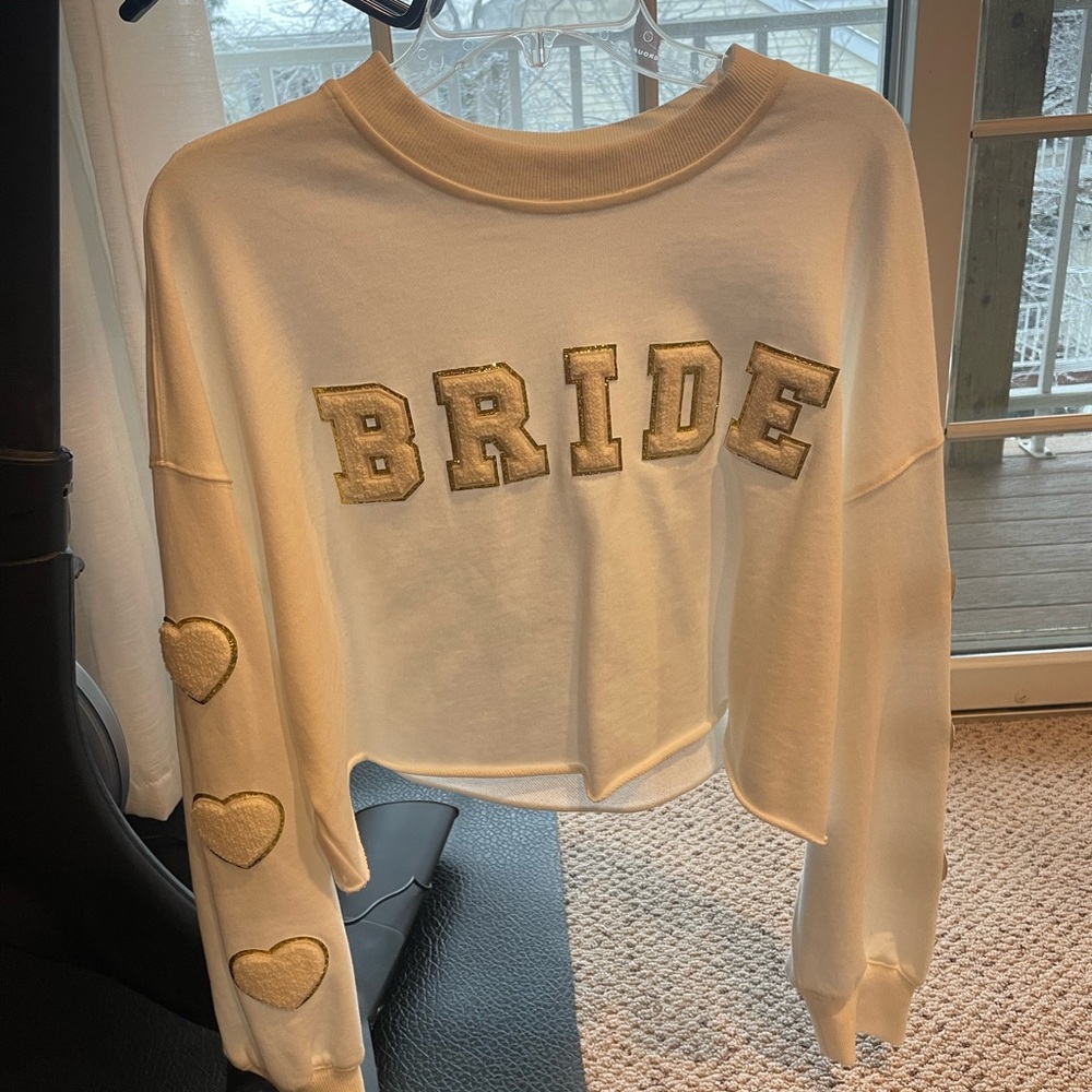 Cropped ‘Bride’ Sweatshirt